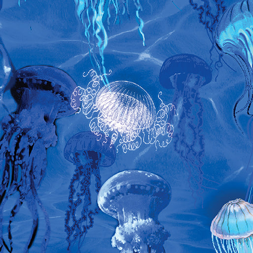 JELLYFISH JUBILEE BLUE By KANVAS STUDIO $21.96/m