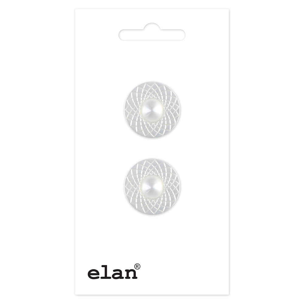 ELAN Shank Button - 21mm (7⁄8″) - 2 count