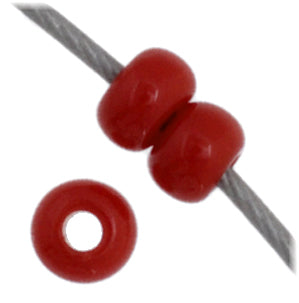 Czech Seed Bead 11/0 - Opaque Dark red