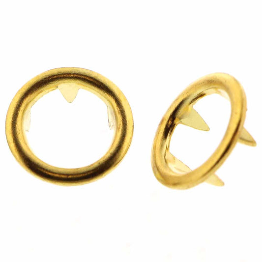 UNIQUE SEWING Halo Snaps Gold - 11mm (3⁄8″) - 8 sets
