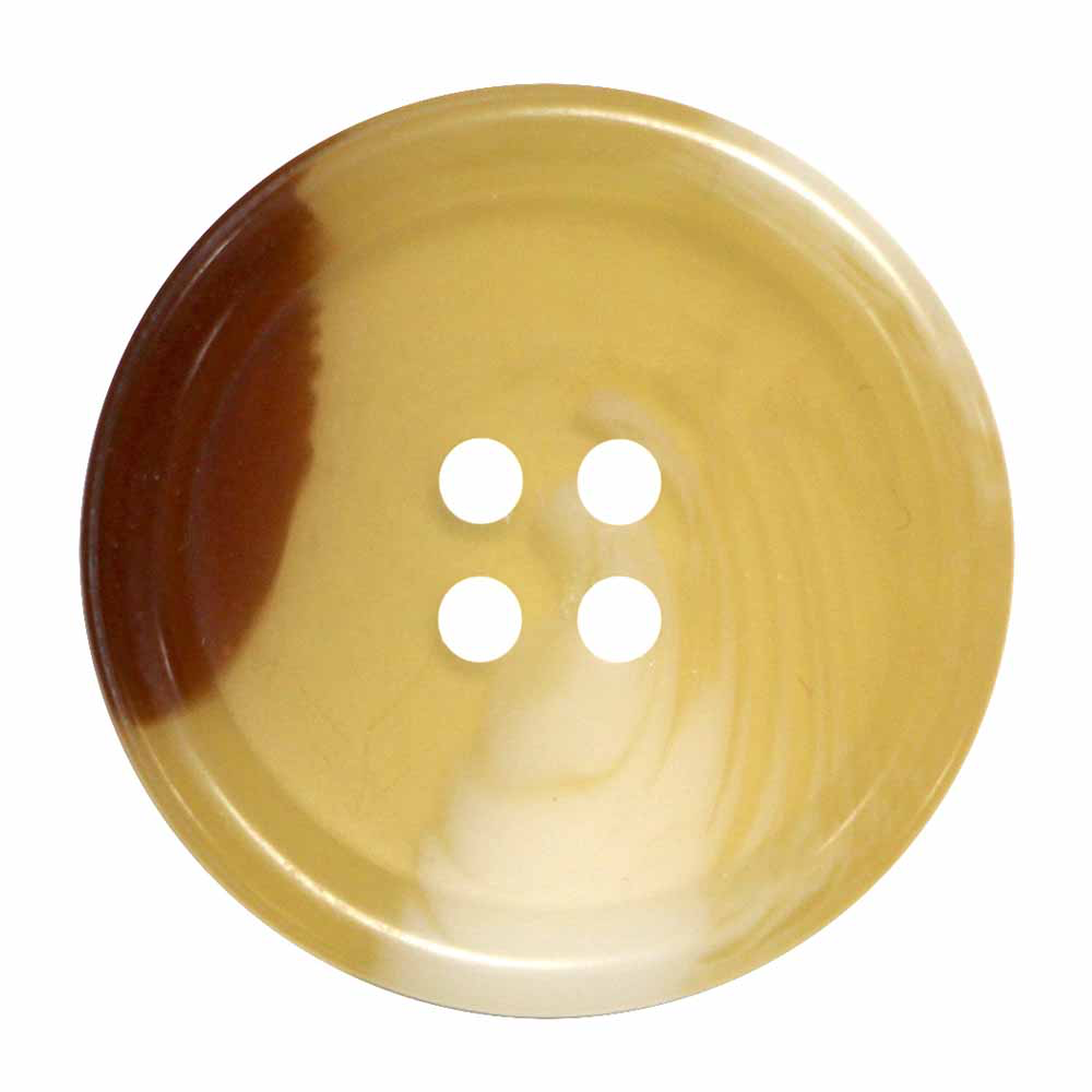 ELAN 4 Hole Button - 15mm (5⁄8″) - 4 count- beige
