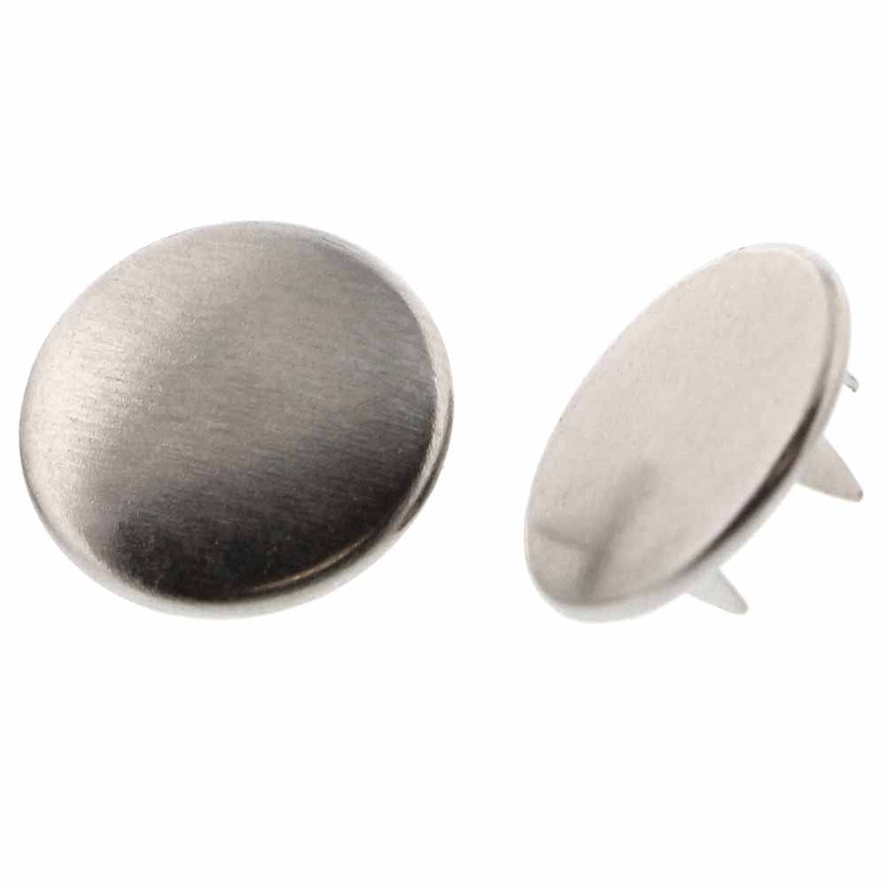 UNIQUE SEWING Cap Snaps Silver - 11.5mm (1⁄2″) - 6 sets