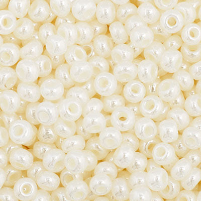 Czech Seed Bead 11/0 - Opaque Ceylon dyed pearl