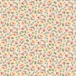 BUNNY BLOSSOM STAMPED FLOWERS AND LEAF CD1875 $22.96/m
