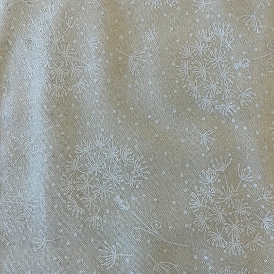 Muslin print W/Teastain 1250-124 $12.96/m