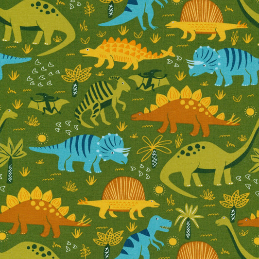 Stomp Stomp Roar! 20820-18 Jungle by Stacy Lest Hsu with Moda Fabrics $24.96/m