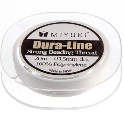 Mikyuki Nylon duraline 20m crystal beading thread