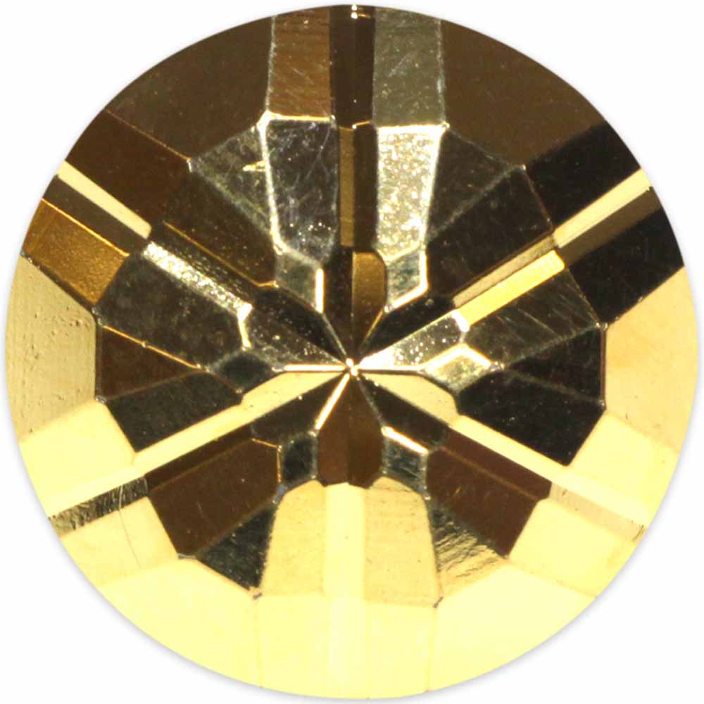 ELAN Shank Button - 13mm (1⁄2″) -2 count-gold