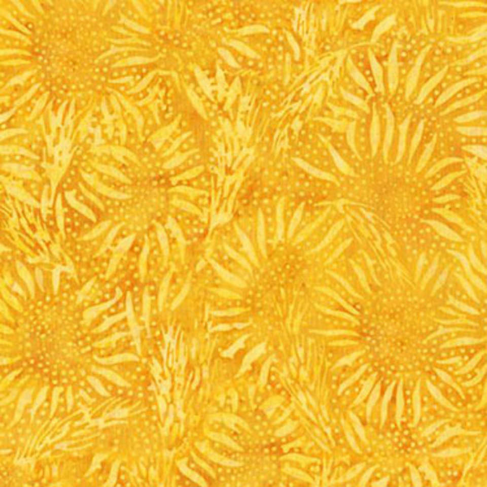 Island Batik Garden Gems 122020106 Lg wheat sunflower$21.96/m