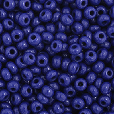 Czech Seed Bead 11/0 - Opaque Dark Royal Blue