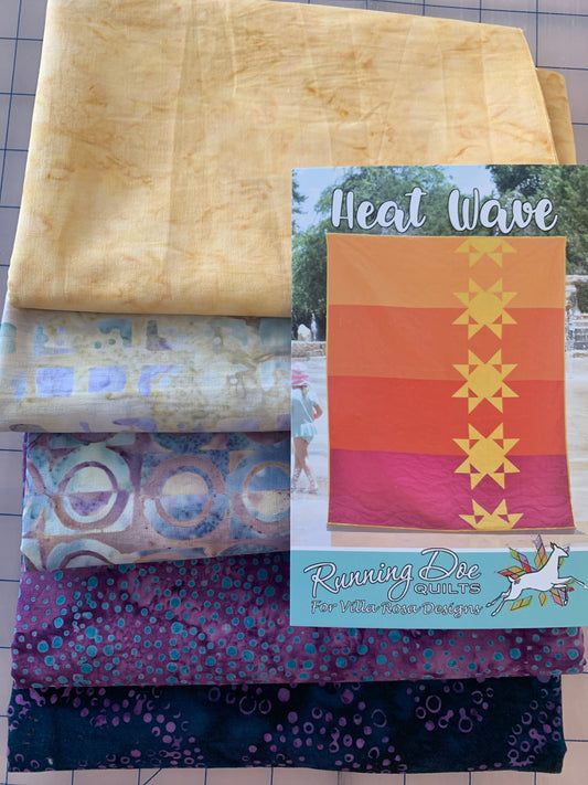 Heat wave quilt pattern kit