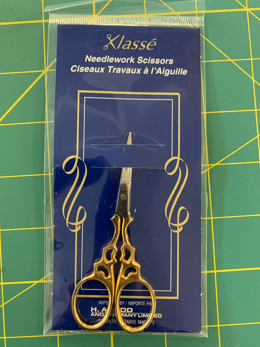 KLASSE´- Vintage Gold - 3 3/4 ″  Needle work scissors