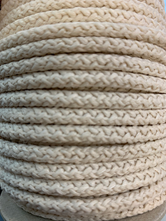 Braided Polypro Cord 7mm- Ivory
