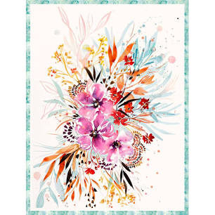 Sunshine Soul - Flowers of Eventide packaged panel 56” x 74” - 58471-11P $74.95