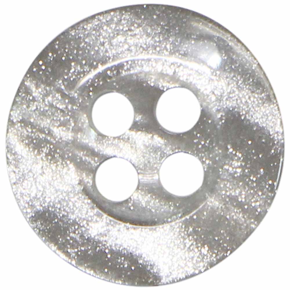 ELAN 4 Hole Button - 15mm (5⁄8″) - 3 count- silver