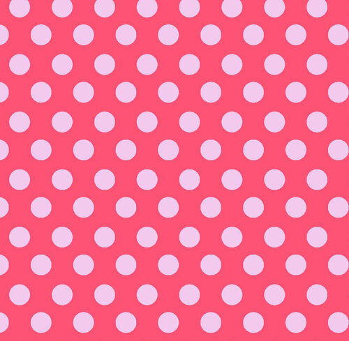 Flannel Print -3282- Pink with pink dots